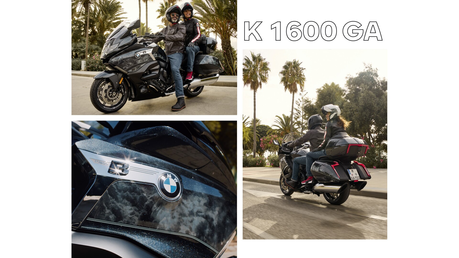 Zaparkovaný model K 1600 B ako špeciálny model Option 719 Midnight z profilu
