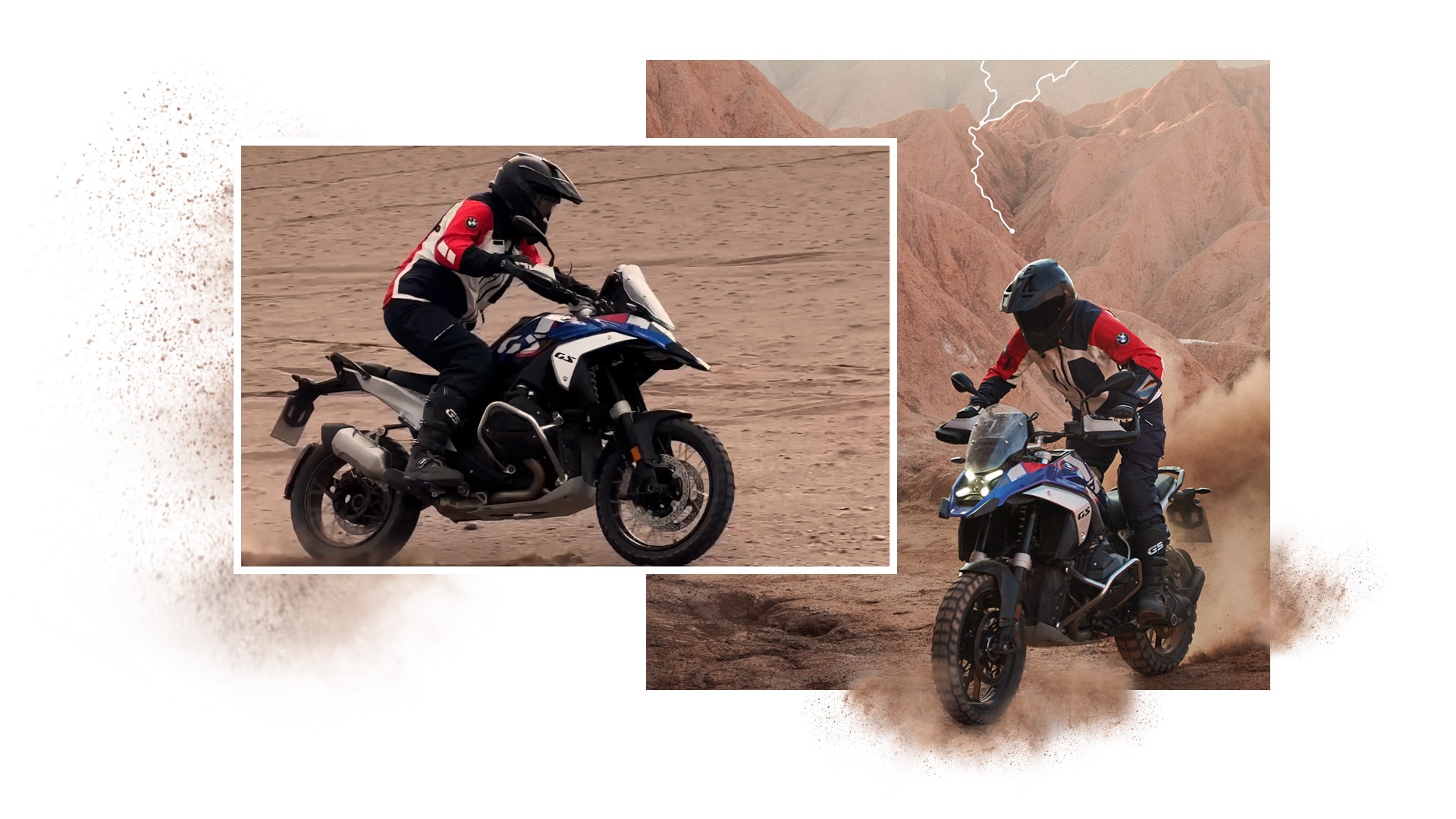 R 1300 GS počas jazdy
