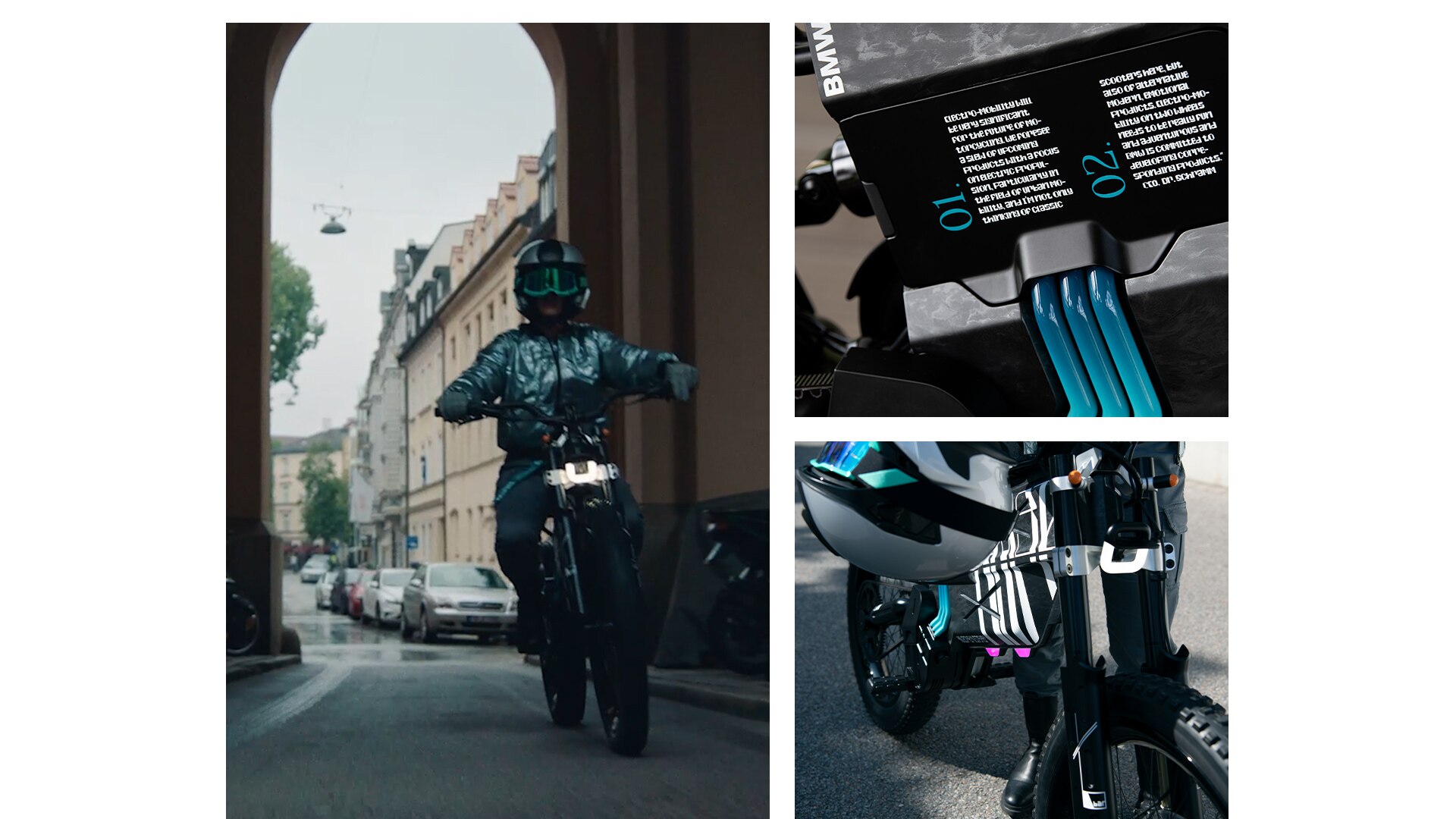 BMW Motorrad Vision AMBY s vodičkou.