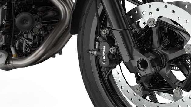 Vidíme brzdový systém F 750 GS.
