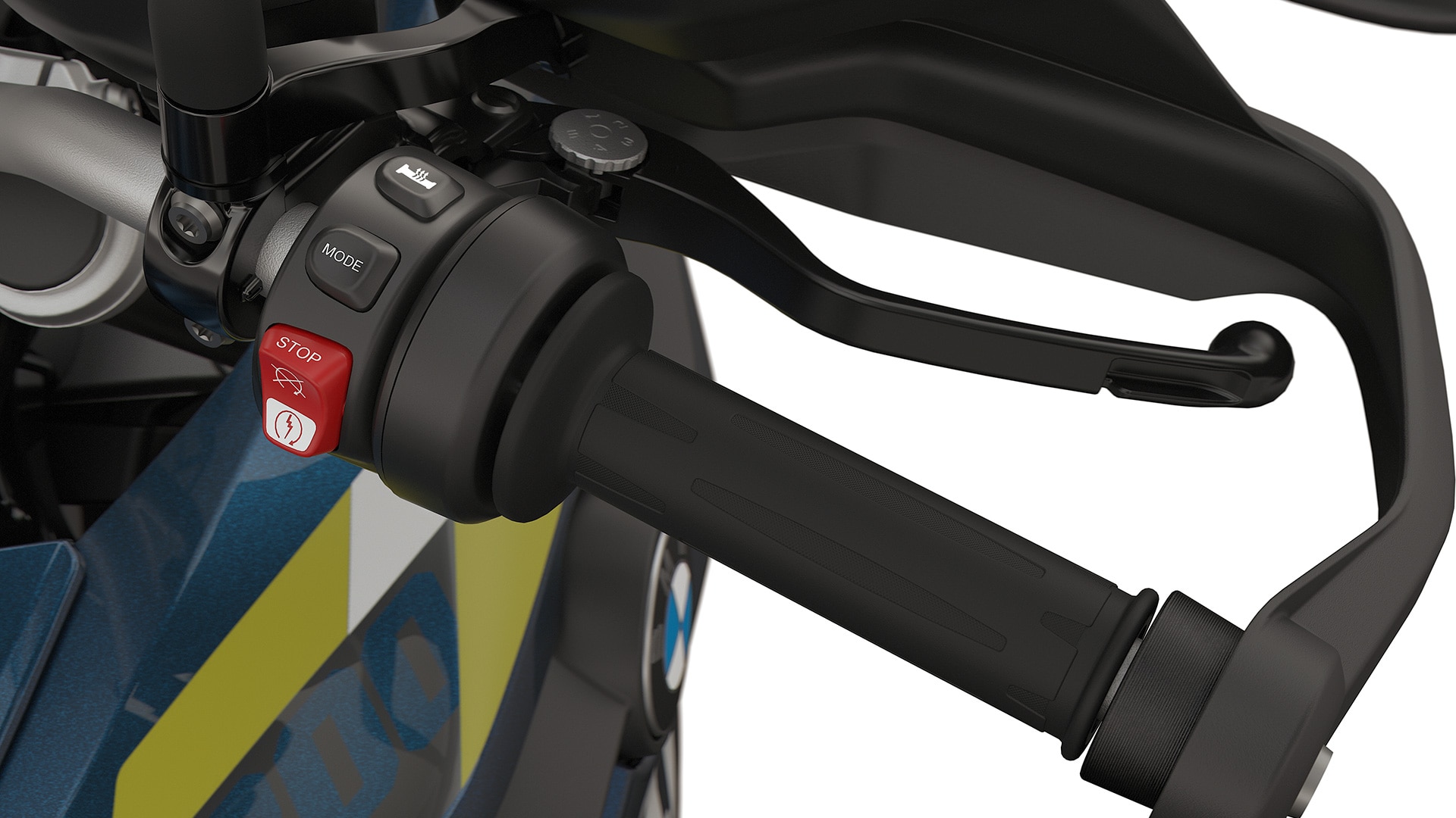 Vyhrievanie rukovätí modelu BMW F 800 GS