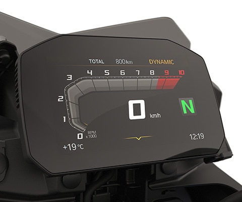 TFT displej s konektivitou modelu BMW F 800 GS