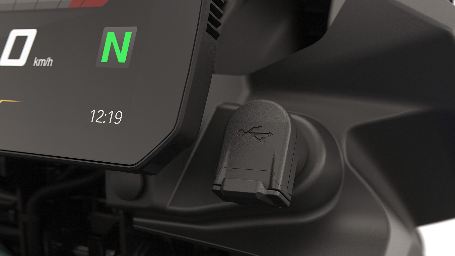USB port modelu F 800 GS