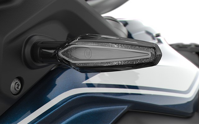 Zobrazené sú LED smerovky modelu F 850 GS.
