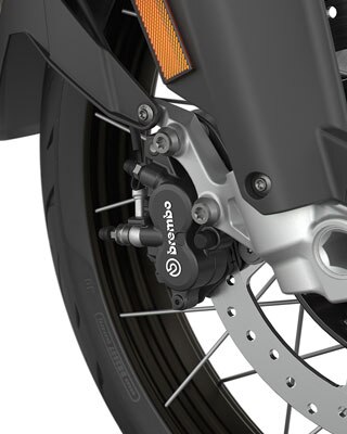 Zobrazený je brzdový systém F 850 GS.
