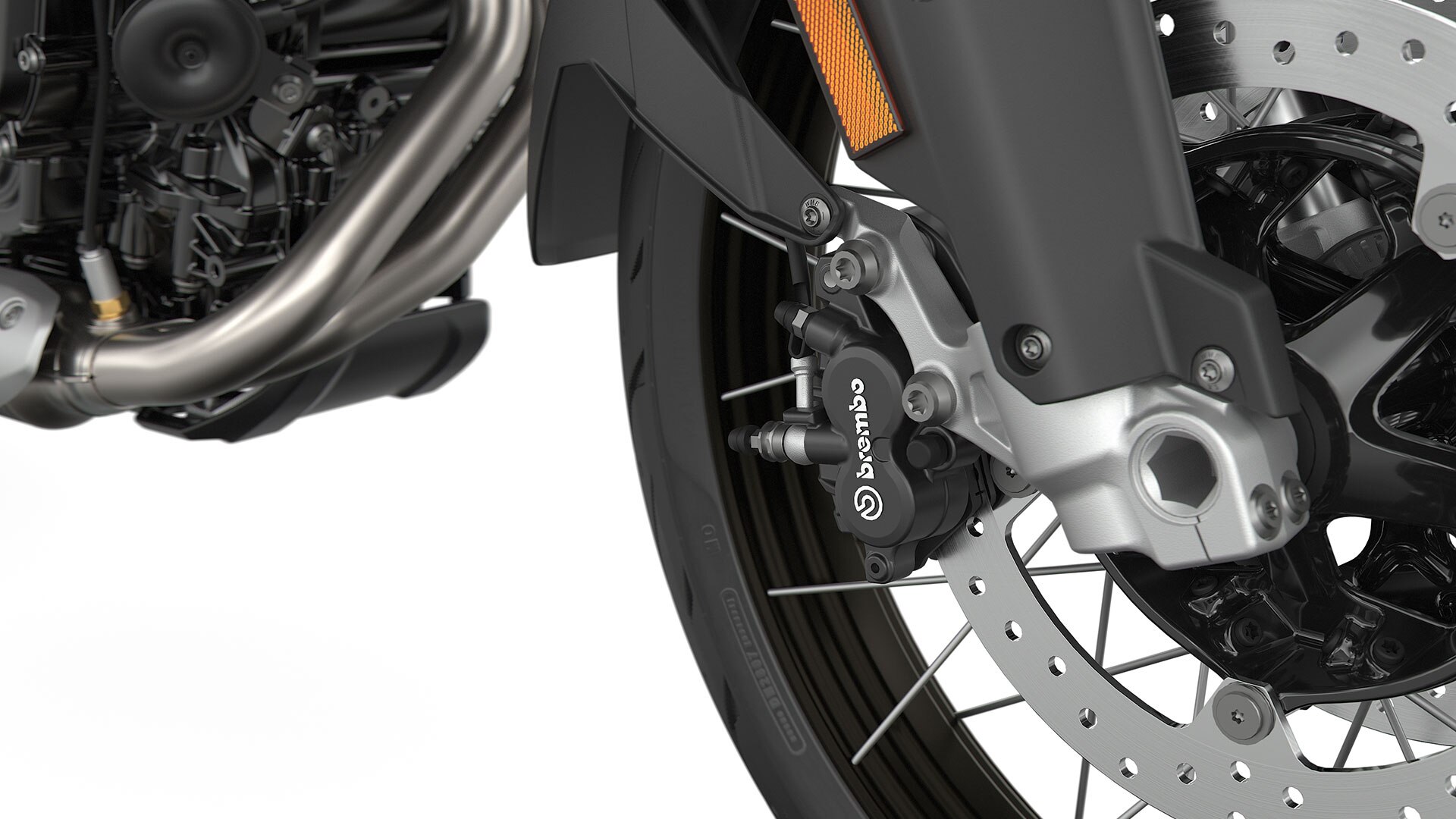 Zobrazený je brzdový systém F 850 GS.