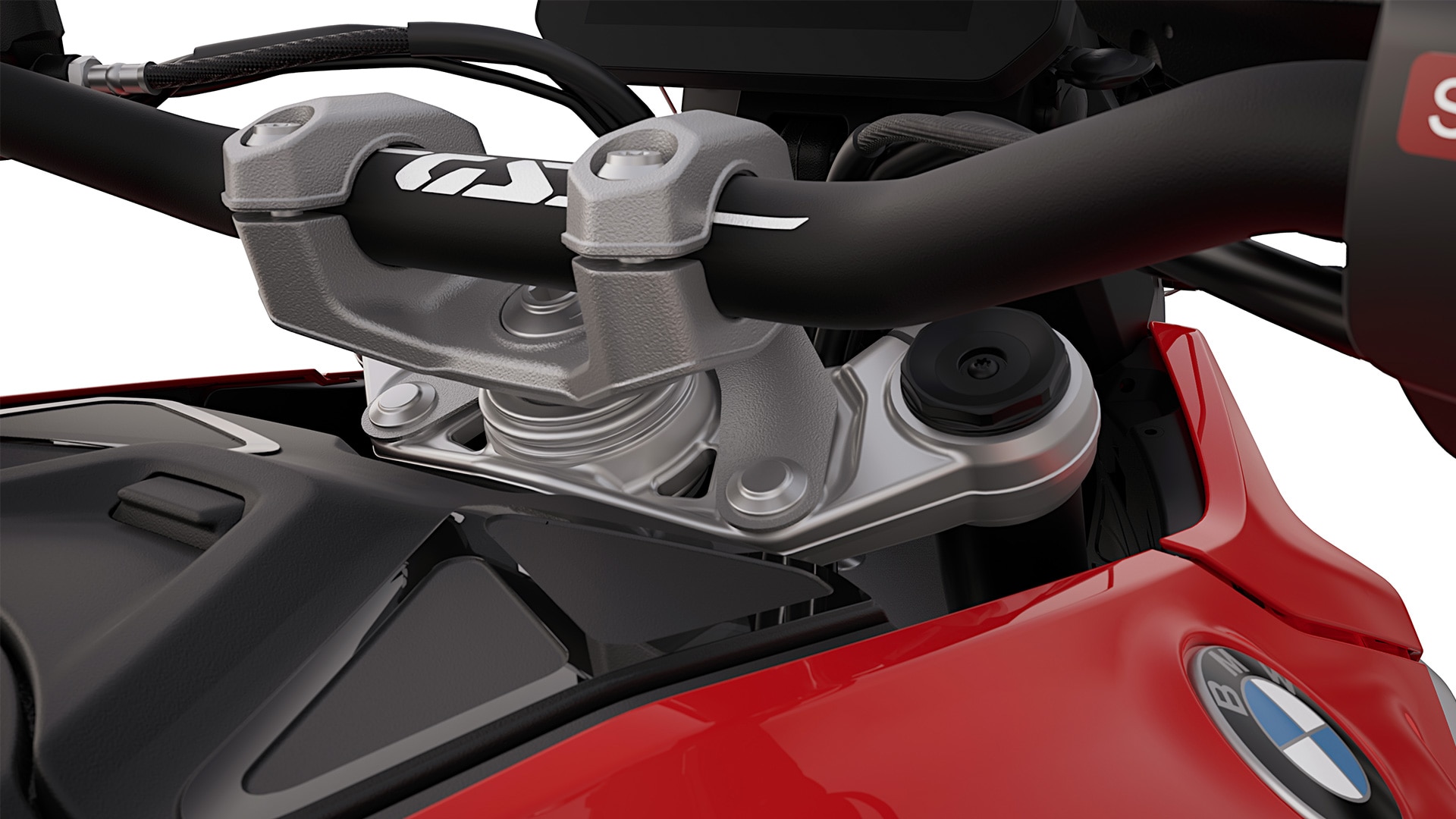 Mostík vidlice so systémom BMW EVO Telelever modelu R 1300 GS od BMW Motorrad