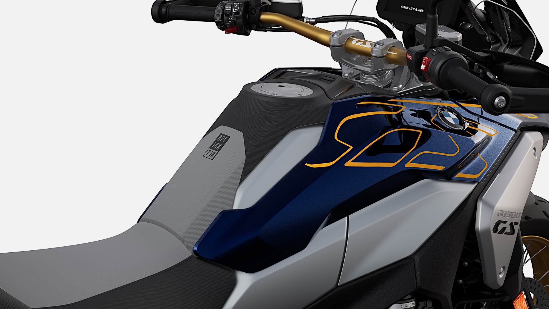 Grafický dizajn modelu BMW R 1300 GS Tramuntana s výbavou Option 719