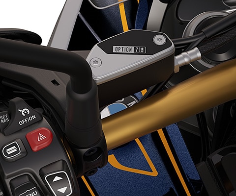 Frézované diely Option 719 modelu BMW R 1300 GS Tramuntana