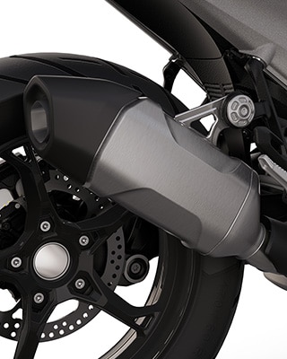 Sériový koncový tlmič výfuku modelu R 1300 GS od BMW Motorrad
