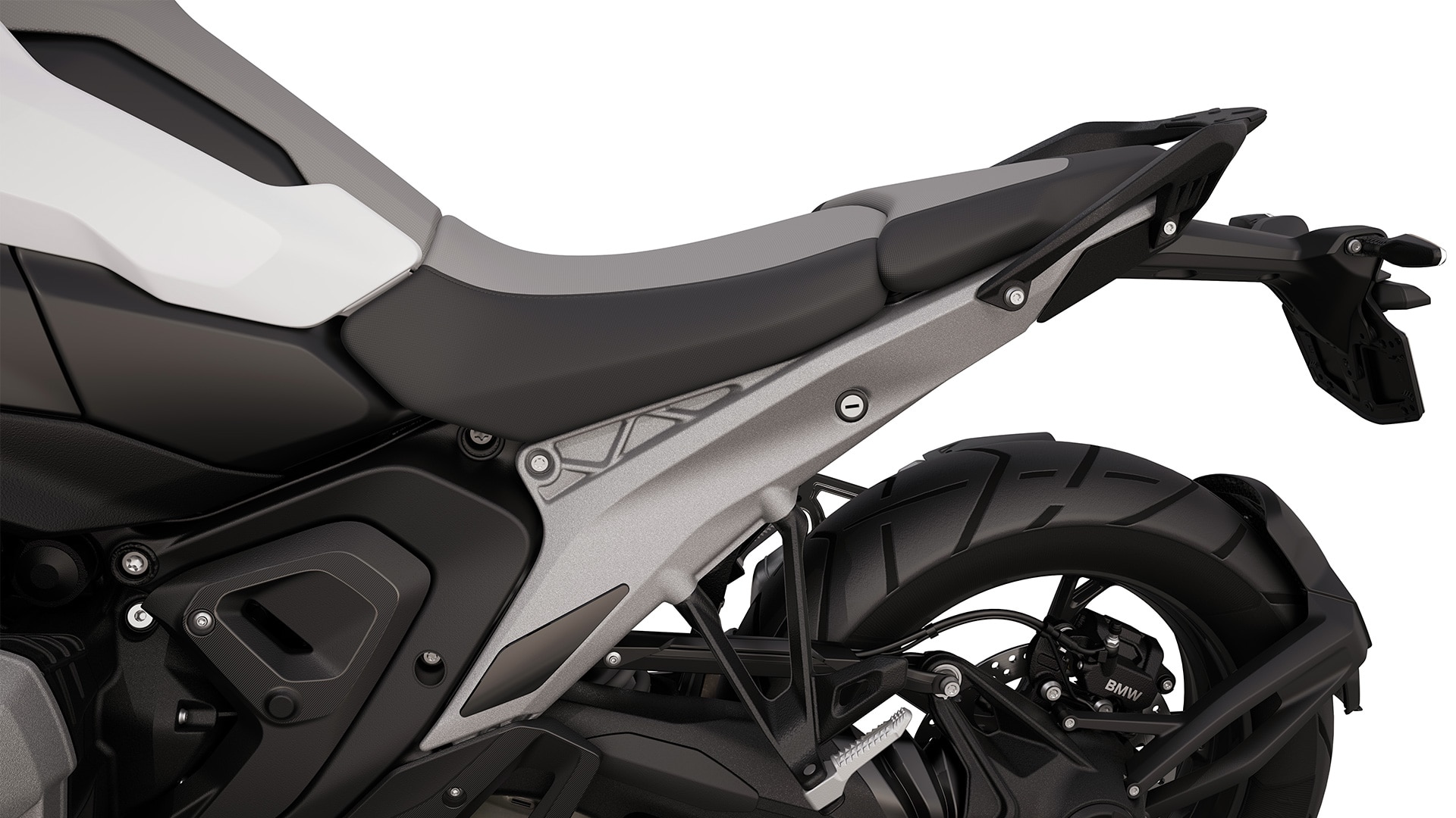 Zadná časť so sedadlom spolujazdca a držadlami modelu R 1300 GS od BMW Motorrad