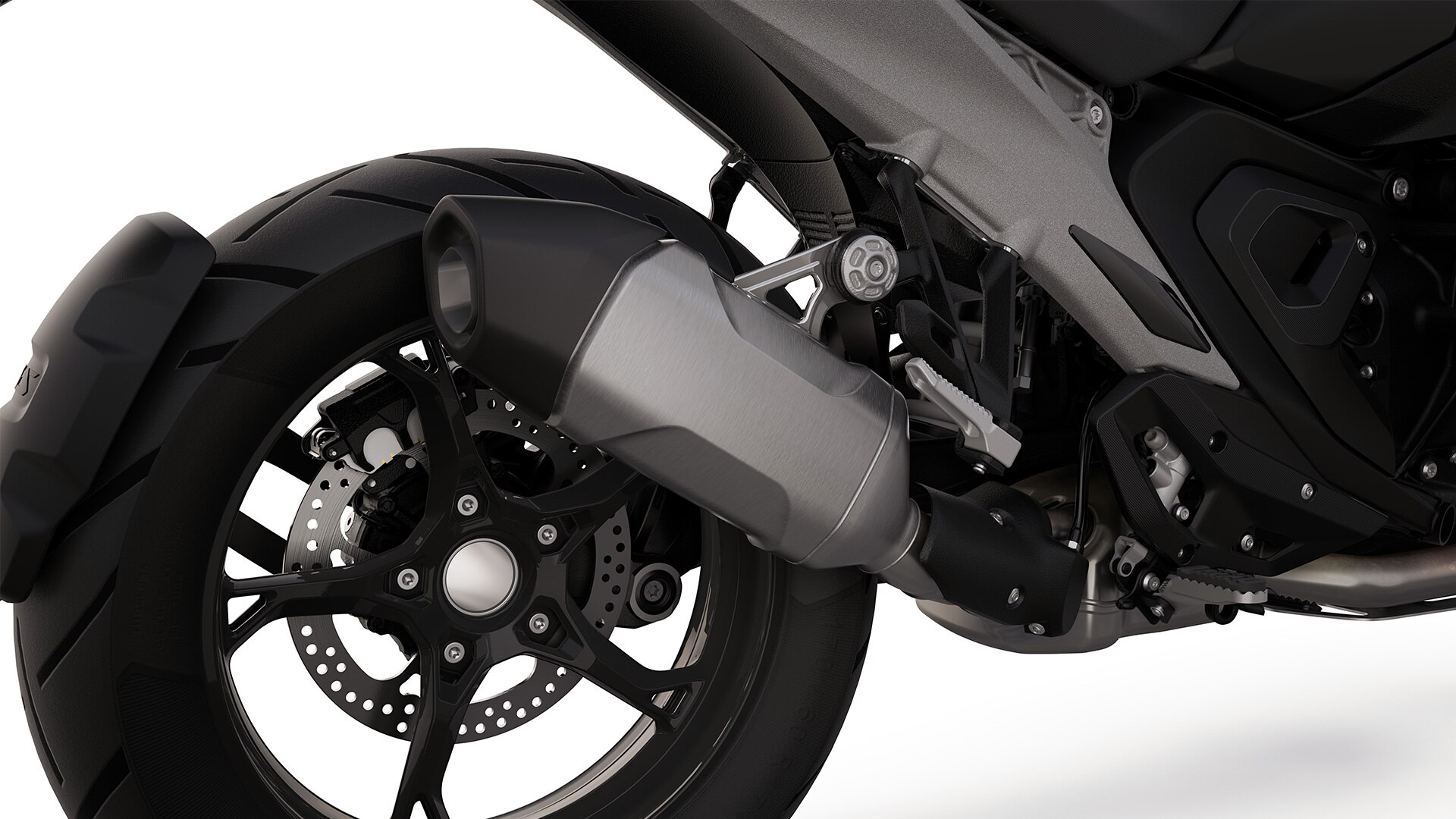 Sériový koncový tlmič výfuku modelu R 1300 GS od BMW Motorrad