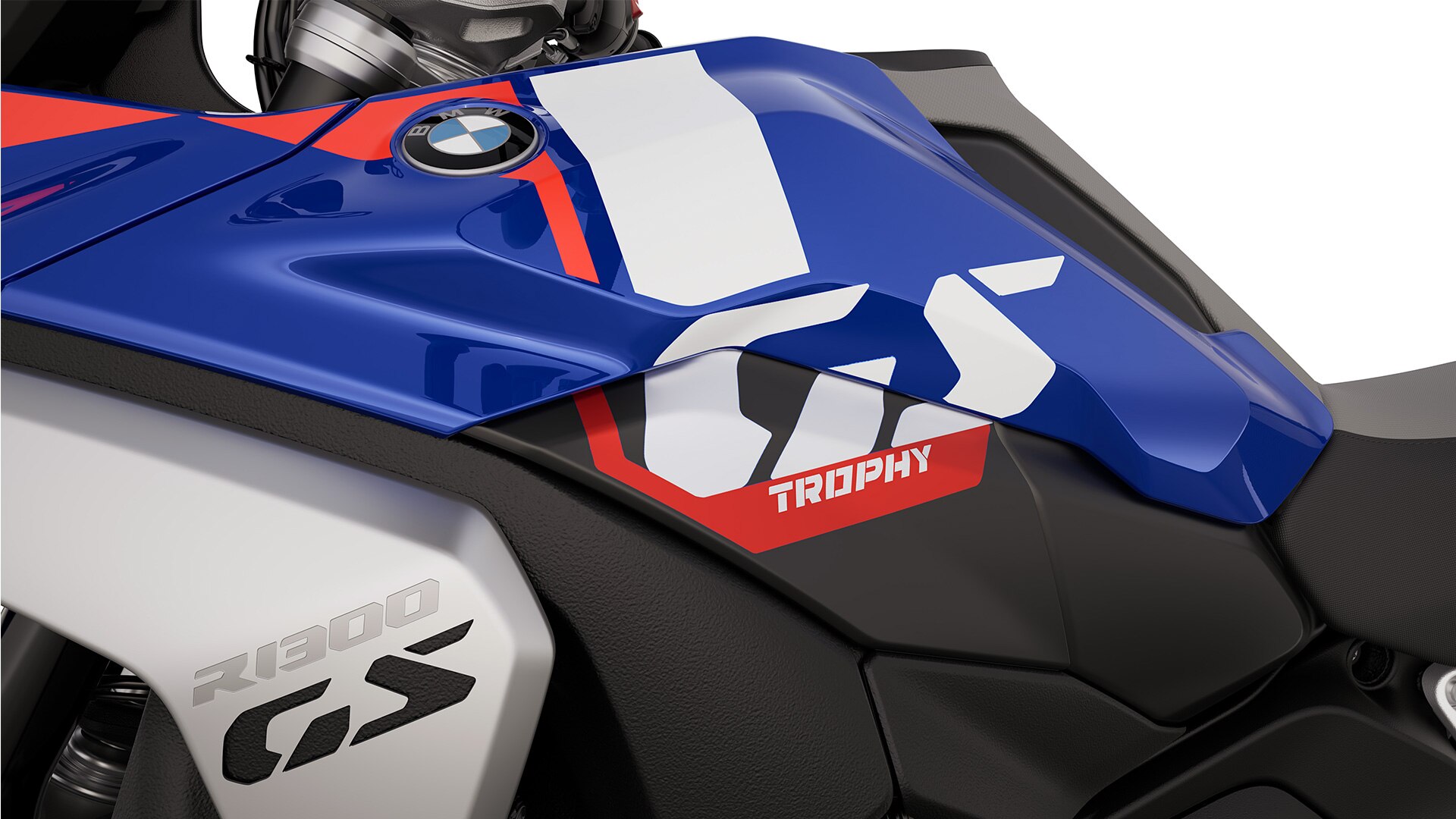 Nápis „GS Trophy“ modelu R 1300 GS Trophy od BMW Motorrad