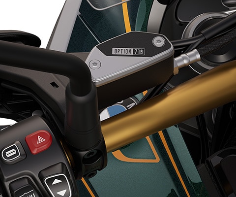Frézované diely Option 719 modelu BMW R 1300 GS Tramuntana