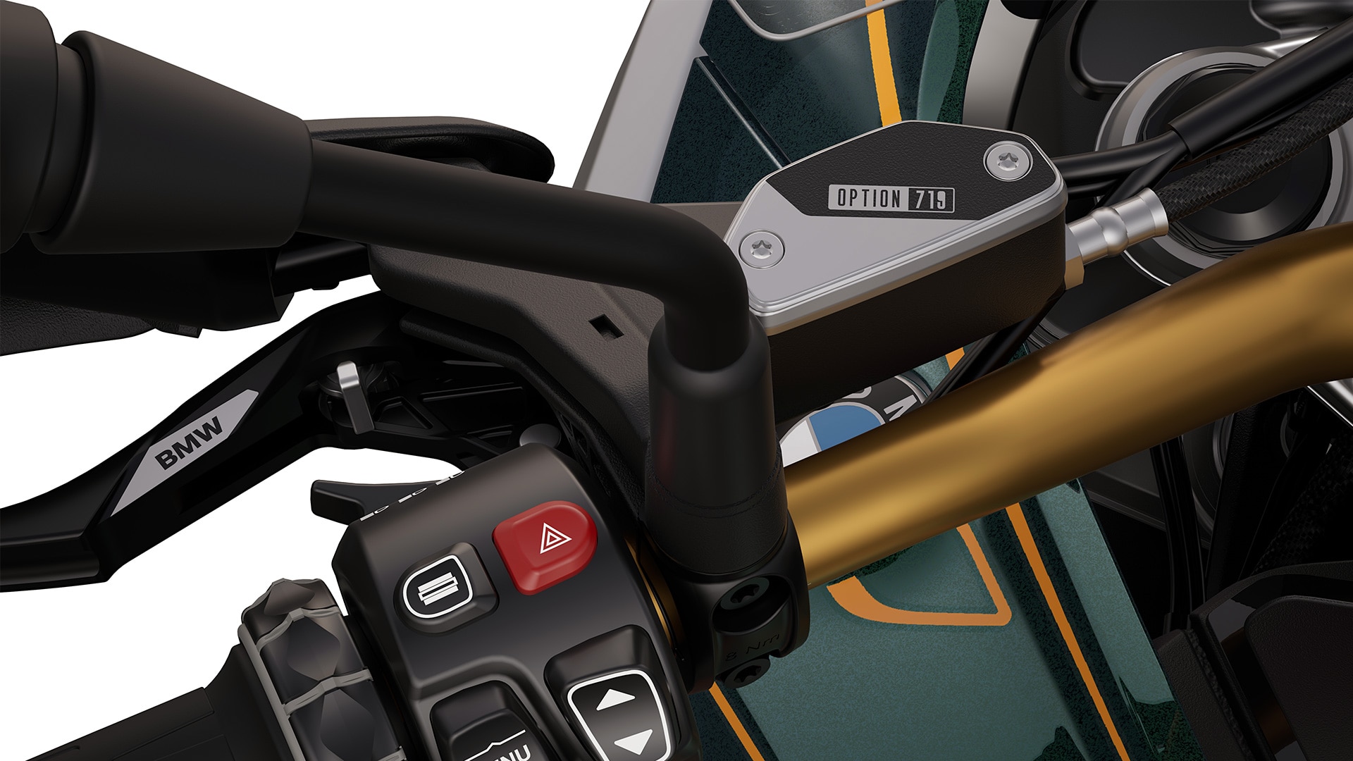 Frézované diely Option 719 modelu BMW R 1300 GS Tramuntana