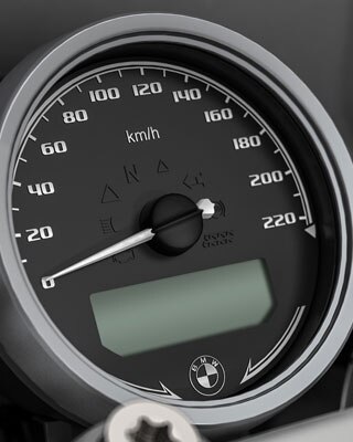 Vidíme okrúhly tachometer modelu R nineT Urban G/S.