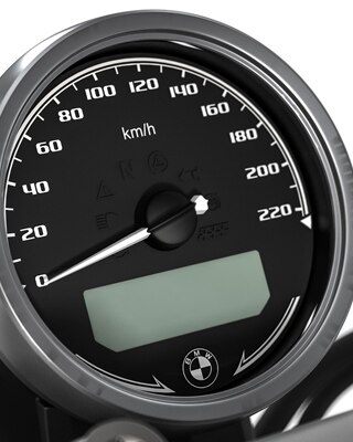 Vidíme klasický tachometer R nineT Pure.