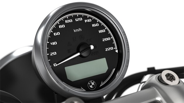 Vidíme klasický tachometer R nineT Pure.