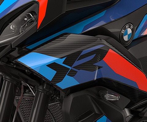 Aerodynamické krídla M modelu M 1000 XR od BMW Motorrad