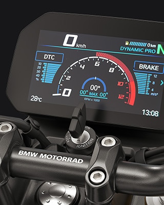 Jazdné režimy Pro a 6,5-palcový TFT displej modelu F 450 R od BMW Motorrad