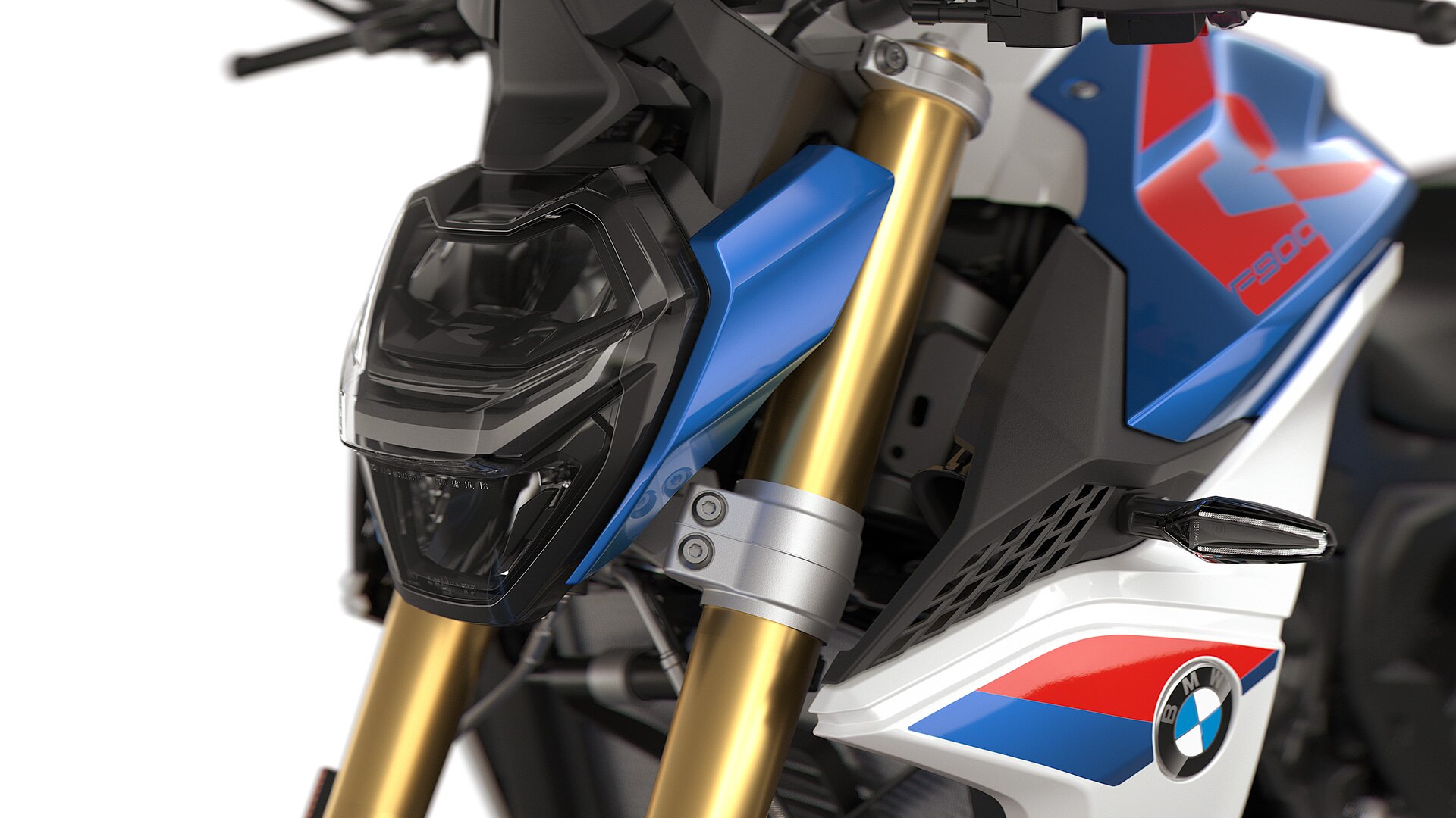 Ochranný kryt svetlometu a obloženie modelu F 900 R od BMW Motorrad