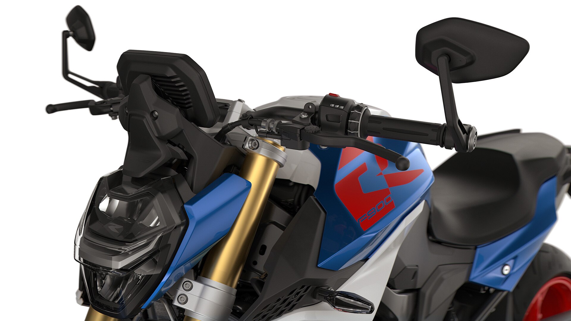 Spätné zrkadlá na riadidlá modelu F 900 R od BMW Motorrad