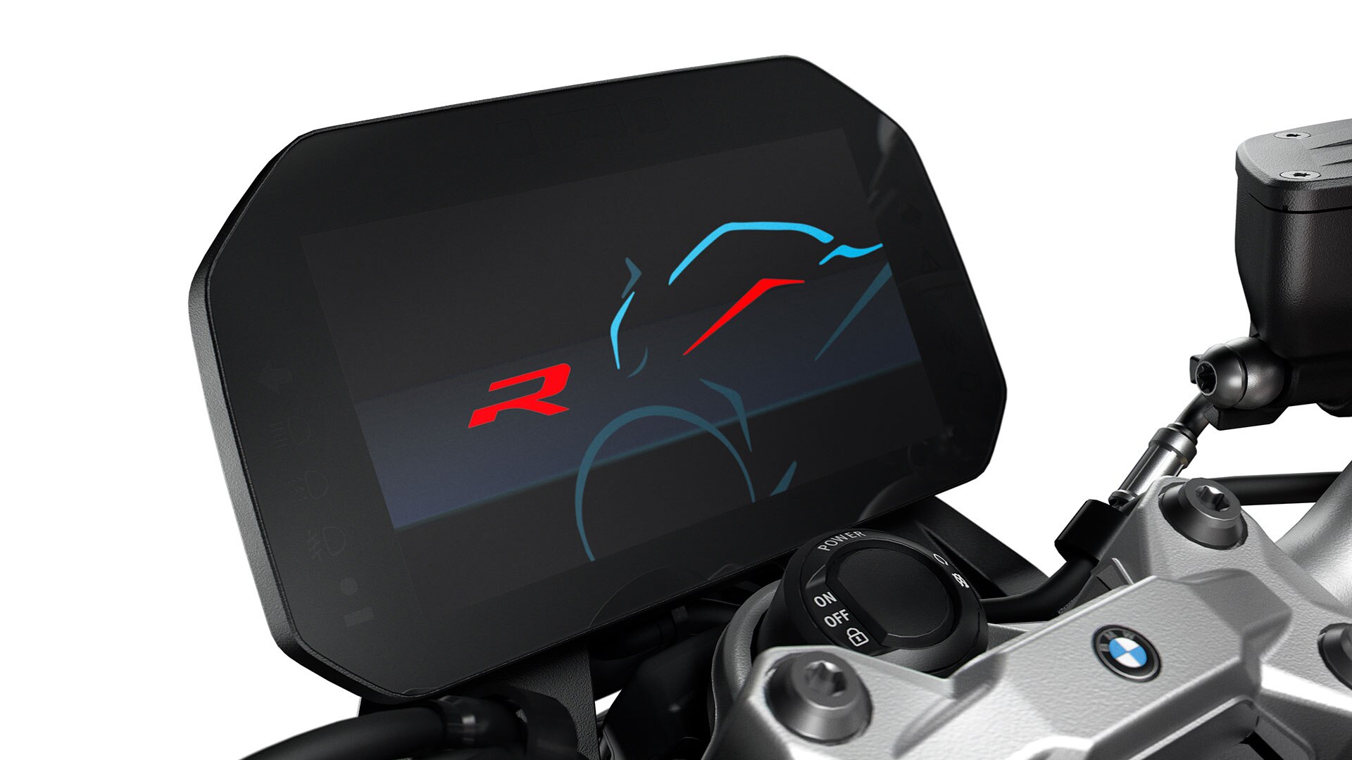 TFT displej s Konektivitou motocyklu F 900 R.