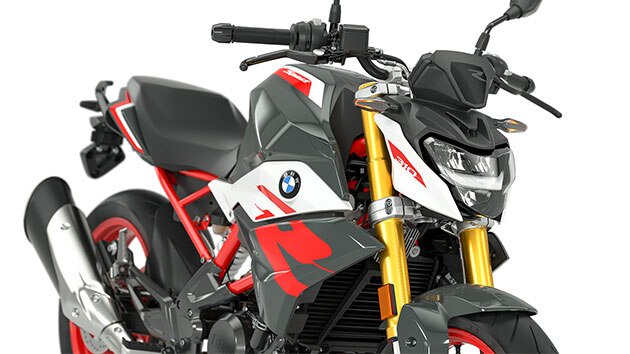 Vidíme sériový LED svetlomet a smerovku modelu G 310 R.
