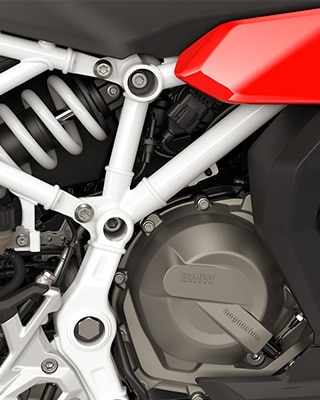 Radový dvojvalcový motor modelu F 450 RR od BMW Motorrad