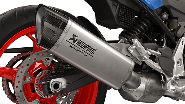 Športový tlmič hluku modelu F 900 XR od BMW Motorrad