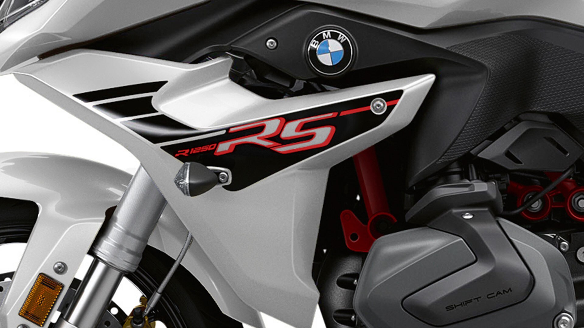 R 1250 RS v Style Sport v bielej farbe Lightwhite uni.
