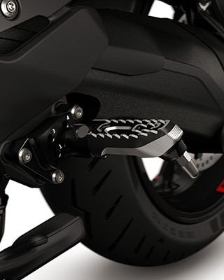 Nastavovací systém stupačiek modelu R 1300 RS od BMW Motorrad