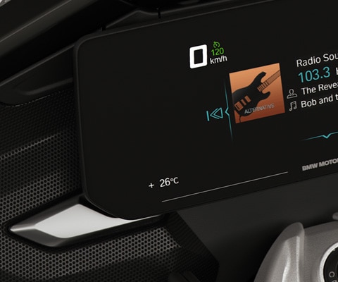Zaostrené na TFT displej a boxy K 1600 GT.