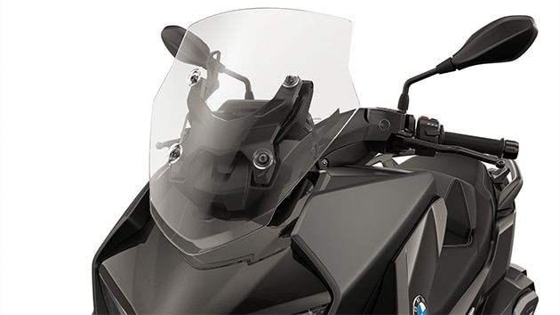 BMW C 400 GT s nastaviteľným čelným štítom