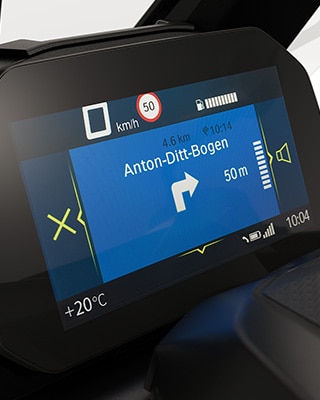 Funkcie Connectivity pre C 400 X od BMW Motorrad