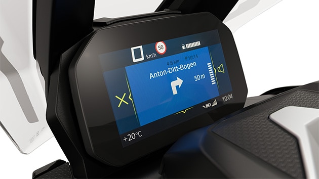 Funkcie Connectivity pre C 400 X od BMW Motorrad