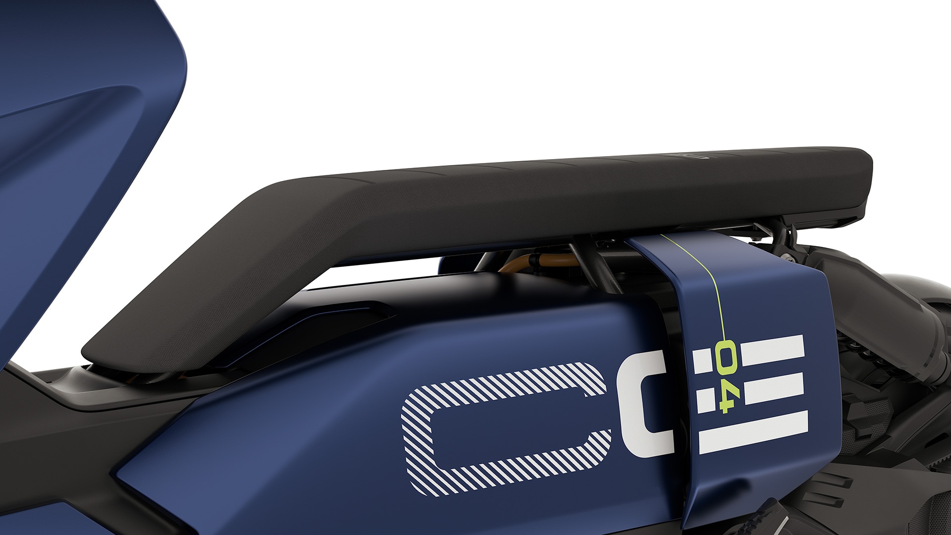 Komfortná sedadlová lavica s vyhrievaním sedadla CE 04 od BMW Motorrad